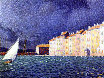 Signac - L'Orage.  Photo Wikipedia