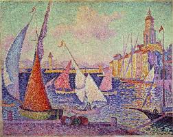 Paul Signac, St Tropez Harbor.  Photo:  Wikipedia