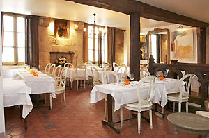 Dining room, Auberge Nicolas Flamel.  Photo credit: Auberge Nicolas Flamel website
