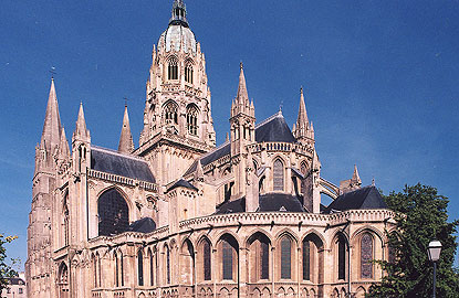 Cathédrale Notre-Dame de Bayeux.  Copyrighted 2009 by Cold Spring Press.  All rights reserved.