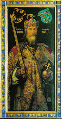 Charlemagne by Renaissance artist Albrecht Drer (1471-1528)
