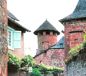 Collonges-la-Rouge.  Photo  2002-2010 Cold Spring Press.  All rights reserved.