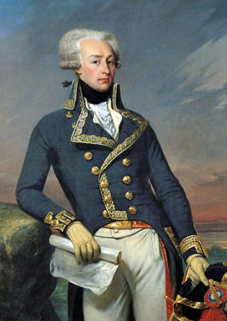 Gilbert du Motier, Marquis de La Fayette.  Wikipedia