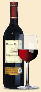 Roche Mazet Cabernet Sauvignon, Photo courtesy of http://www.rochemazet.com/uk/lrm_couleurs_rouge.html