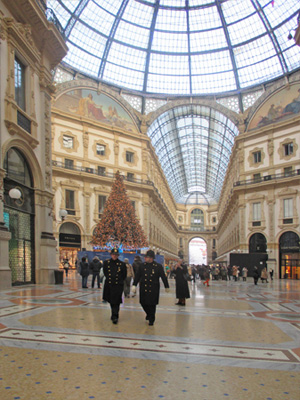 Inside the arcade