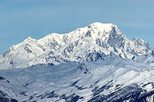 Mont Blanc South Face.  Photo courtesy of Wikipedia.