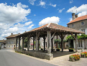 Mortemart Covered Market.  Wikipedia