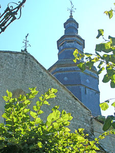 Church and bell tower at Mortemart   2011 Cold Spring Press.  All Rights Reserved