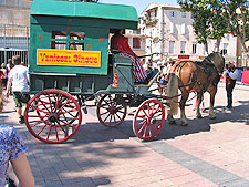Circus wagon, Narbonne.  Copyright 2009 by Marlane O'Neill.  All rights reserved.
