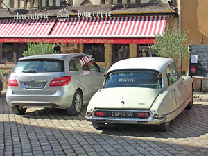 Restaurant Les Millesimes and charcuterie, Noyers.  Copyright Cold Spring Press.  All rights reserved.