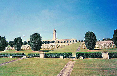 Ossuaire and Cemetery in Douaumont, France.  Copyright 2014 Cold Spring Press.  All rights reserved.