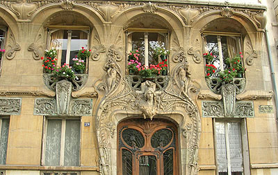 Art Nouveau faade, Paris' 7me arr. Copyright 2010 Cold Spring Press.  All rights reserved.