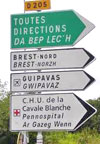 Directional signs