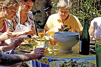 Lunch in the Garden at rue Tatin