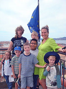 Teachers and students of French Summer Classes.