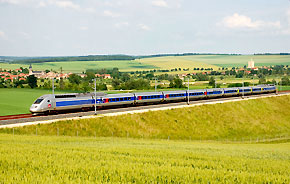 TGV.  Photo courtesy of Rail Europe. http://www.raileurope.com